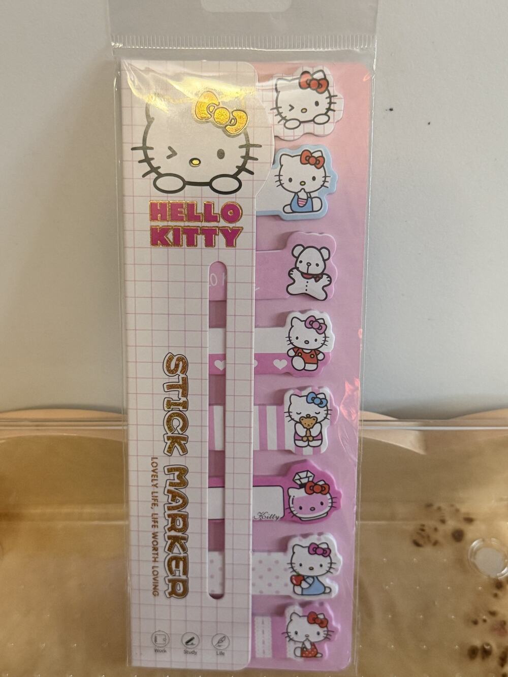 #HK-505 Hello Kitty Sticky Note Tabs